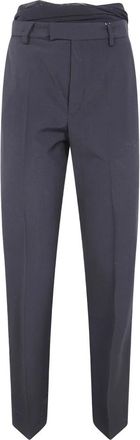 Maison Margiela Straight Broeken - Dames - Straight fit broeken - Zwart - XS - Broeken