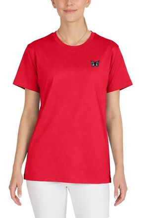 Dalix Butterfly Womens Relaxed Tee in Red at Nordstrom, Size Small