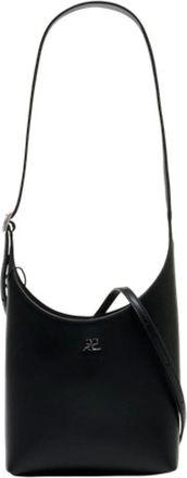 Courr&egrave;ges Shoulder Bags, female, Black, Size: ONE SIZE Small Melt Tote Bag