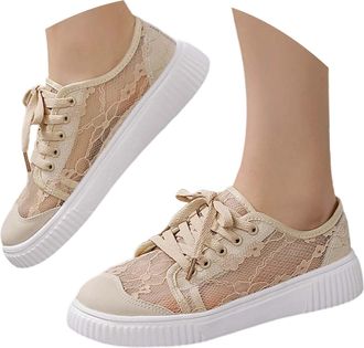 Generic Running Shoes Womens Breathable Comfortable Sports Shoes Laces Trainers Leisure Trainers Casual Walking Shoes Gym Fitness Womens Trainers Running Shoe