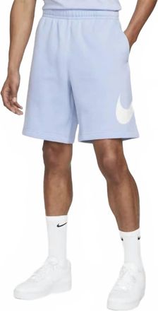 Nike Sportswear Club Graphic Shorts In Pale Lavender