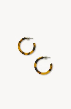 Machete Jewelry Mini Hoops in Classic Tortoise at Nordstrom