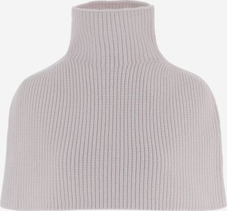 SA SU PHI Womens Cashmere High Neck Shawl Pink Capes Jacket
