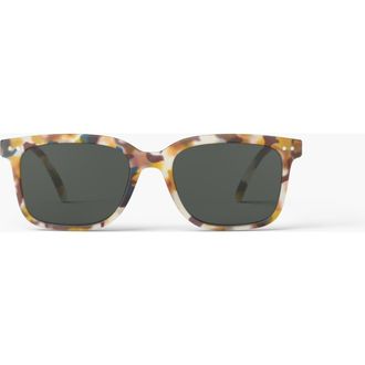 Izipizi L 54mm Rectangular Sunglasses in Blue Tortoise at Nordstrom, Size +0.00