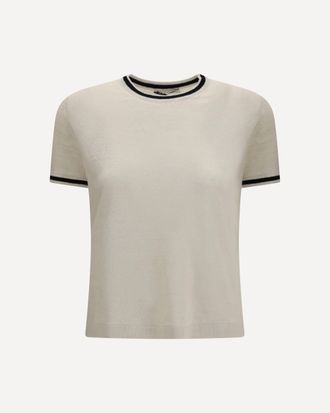 Max Mara Linen knit T-shirt Female S