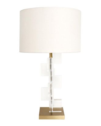 Pasargad Home Regal Spire Clear Led Table Lamp