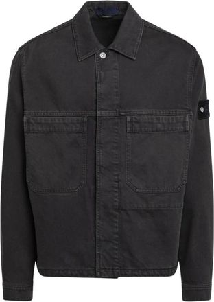 Stone Island Giubbotto - Heren - Zomerjassen - Zwart - XL - Jassen