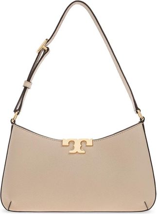 Tory Burch Schoudertas Eleanor Soft Slim - Dames - Schoudertassen - Beige - ONE Size - Leer - Tassen