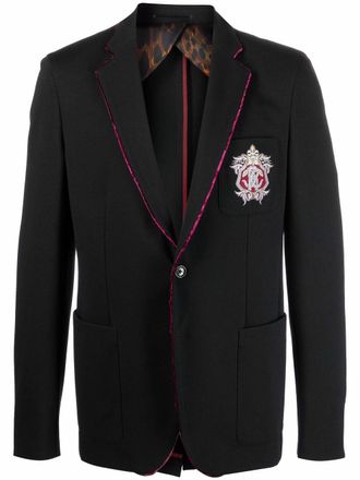 Roberto Cavalli Blazer monopetto sartoriale - Nero