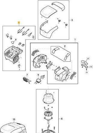 STIGA Sports Kit Carcasa De Bater&iacute;a Motor Original Stiga 48v - 118810824/0