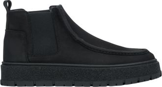 Estro & Luminara Lage Nubuck Chelsea Boots - Heren - Chelseaboots - Zwart - 40 EU - Leer - Schoenen