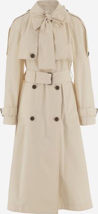Burberry Beige Double Breasted Coat