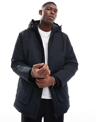 Jack & Jones Parka multitasche nero