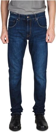 Pantaloni Torino Donkere Jazz losse pasvorm denim jeans - Heren - Slim Fit Jeans - Blauw - W38 - Denim - Jeans