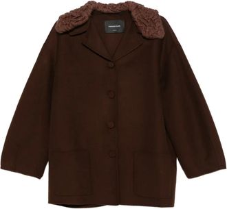 Fabiana Filippi Giacca con bottoni - Marrone