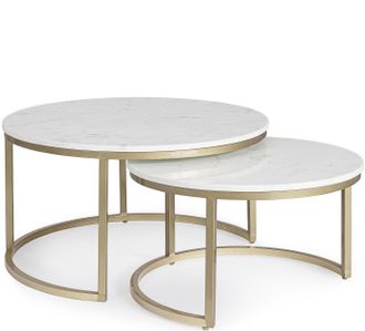 BIZZOTTO Marmor Design Couchtisch Set Phoenix