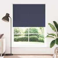 OEM Estor Enrollable Opaco De 144,4 X 230 Cm, Ancho De Tela 140 Cm, Azul Marino - Crezuo
