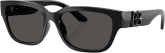 Dolce & Gabbana Rechthoekige Zonnebril - Heren - Zonnebrillen - Zwart - 50 MM - Accessoires