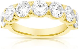 Vir Jewels 5 cttw Lab Grown Diamond Wedding Band in 14K Yellow Gold For Women