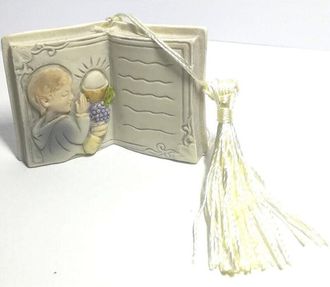 Trade Shop Trade Shop - Set 12 Pezzi Bomboniera Bomboniere Comunione Libro Sacro Sacramento Ceramica