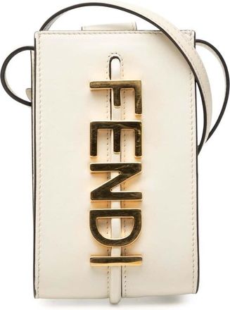 Fendi Pre-owned Fendi Leather Fendigraphy Phone Pouch Z7PD4UYPE5NLYW3P