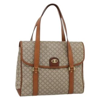 Celine Pre-owned Handbags, female, Beige, Size: ONE SIZE Pre-owned Vintage Hand Bag