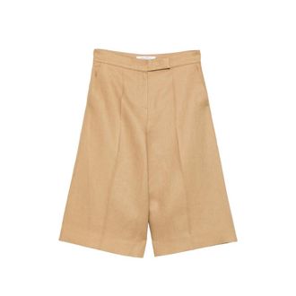 Max Mara High-waisted Pleated Shorts