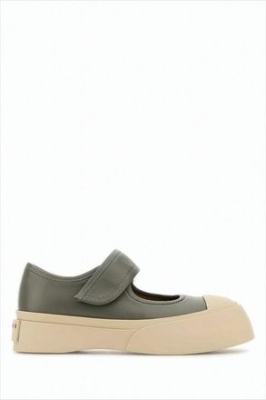 Marni Low-Profile Sneakers With Wide Strap And Rubber Sole