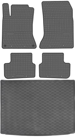 OEM Juego De Alfombrillas De Goma Para Coche Y Maletero Para Mercedes Gla I Crossover (2014-2019)