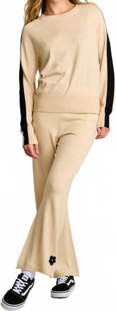 Lisa Todd The Poppy Pant In Oat