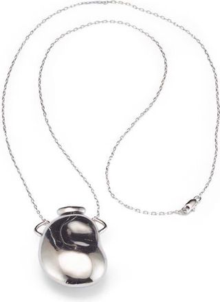 Lelet NY Zoe Jug Pendant Necklace in Rhodium at Nordstrom