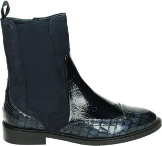 Pertini Blauwe Westernlaars Teos 32068 - Dames - Cowboylaarzen - Blauw - 42 EU - Leer - Schoenen