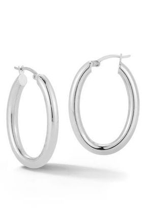 Glaze Jewelry Oval Hoop Earrings in Silver at Nordstrom Rack