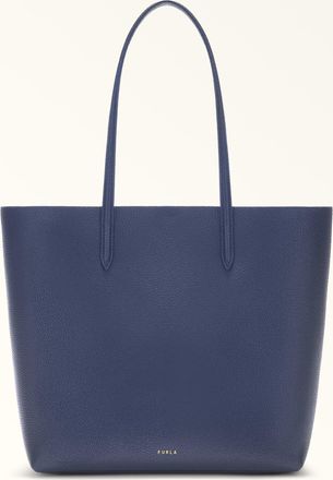Furla Ella Tote M Cliff Double Pebble Calf Leather Woman