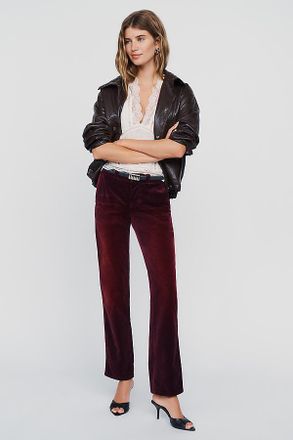 Pilcro Indie Low Rise Straight Leg Trouser Jeans