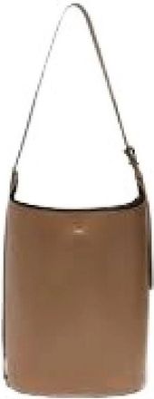 Proenza Schouler Brant Bucket Bag - Dames - Schoudertassen - Beige - ONE Size - Leer - Tassen