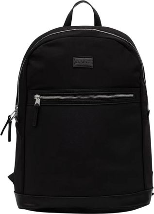GANT Smart Casual Rugzak - Heren - Rugzakken - Zwart - ONE Size - Leer - Tassen