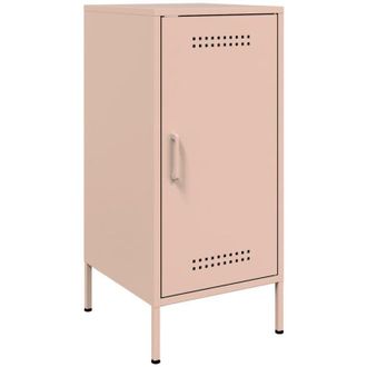 vidaXL Aparador Acero Rosa 36x39x79 Cm Vidaxl