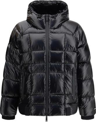 Dsquared2 Gewatteerde 3D Donsjas met Capuchon - Heren - Gewatteerde jassen - Zwart - L - Jassen