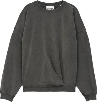 Isabel Marant Sauria Sweatshirt - Dames - Sweatshirts - Zwart - XS - Katoen - Hoodies & sweatvesten