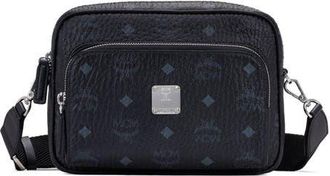 MCM Aren Crossbody in Visetos in Black at Nordstrom
