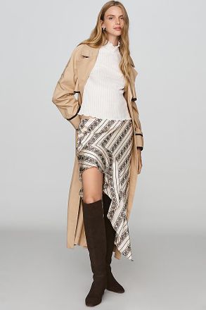 Maeve Asymmetrical Hanky-Hem Skirt