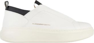 Alexander Smith Wembley Slip-On - Heren - Sneakers - Wit - 42 EU - Leer - Schoenen