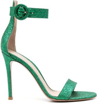 Gianvito Rossi Portofino Starlight Leather High Heel Sandals