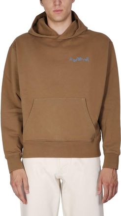 Sunflower Sweatshirt With Logo Embroidery