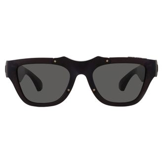 Burberry Dark Grey Square Unisex Sunglasses BE4445U 411287 53