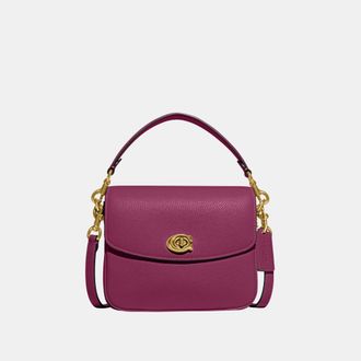 Coach Womens Cassie Crossbody Bag 19 - Purple Leather - One Size