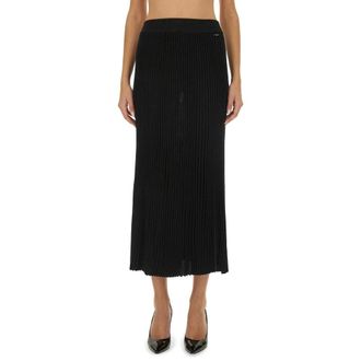 Kiton Midi Skirts, female, Black, Size: XS Gonna in Maglia