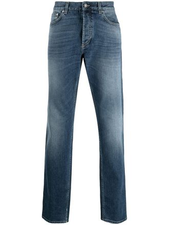 Givenchy straight-leg logo jeans - men - Spandex/Elastane/Cotton - 30 - Blue
