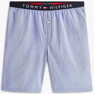 Tommy Hilfiger Mens T-Shirt & Woven Short Sleep Set - Navy - XL
